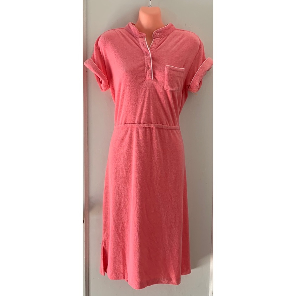 REAL VINTAGE 80s Terrycloth Dress
